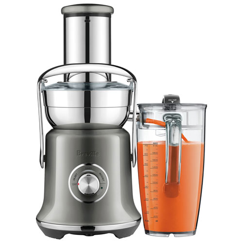Remis à neuf (Bon état) - Centrifugeuse Juice Fountain Cold XL de Breville - Hickory fumé - Réusiné par Breville