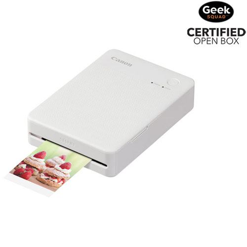 Boîte ouverte - Imprimante photo compacte SELPHY QX20 de Canon - Blanc