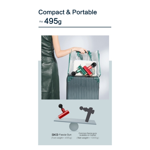 SKG F3-Lite Massage Gun, Green