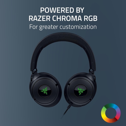Razer Kraken V4 X Wired Gaming Headset Black Open Box