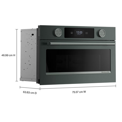 Four à micro-ondes encastrable de KitchenAid - 1,4 pi³ - Genévrier