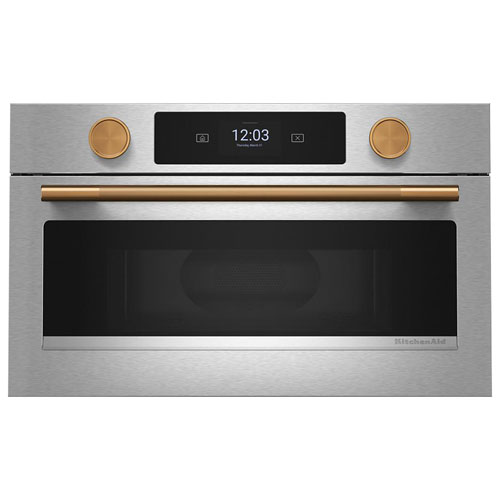 Four à micro-ondes encastrable de KitchenAid - 1,4 pi³ - Acier inoxydable PrintShield