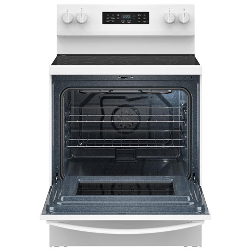 Whirpool 30" 5.3 Cu. Ft. Free-Standing 5-Element Smooth Top Electric Range - White