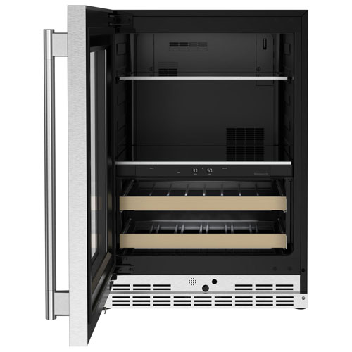 Réfrigérateur de bar autonome 4,89 pi³ de KitchenAid - Fini acier inoxydable PrintShield