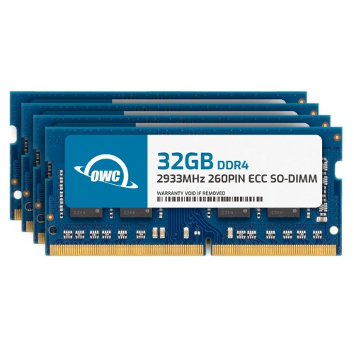 OWC 128GB DDR4 2933MHz PC4-23400 CL21 2RX8 ECC Unbuffered SODIMM 1.2V 260-pin Memory RAM