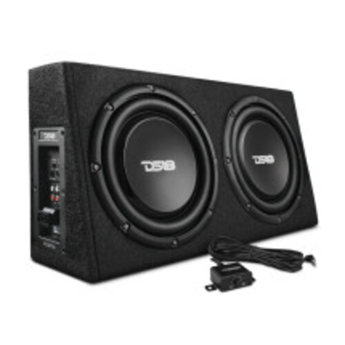 Enceinte double de haut-parleur d'extrêmes graves actif peu profond de 10&nbsp;po 350&nbsp;W RMS DS18 de 210&nbsp;A pour camionnettes
