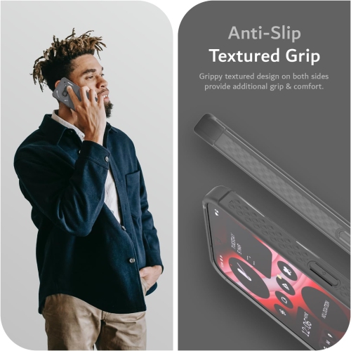 Étui antichoc SKN for Nothing de TUDIA pour téléphone 2a/2a Plus - Noir givré