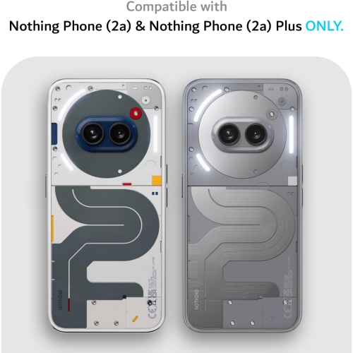 Étui antichoc SKN for Nothing de TUDIA pour téléphone 2a/2a Plus - Rouge givré