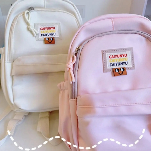 Kids Backpack for Boy Women Backpacks Simple Cute Backpacks Versatile Computer Backpack School Bags Designer Bag Mochilas Mujer - Pink