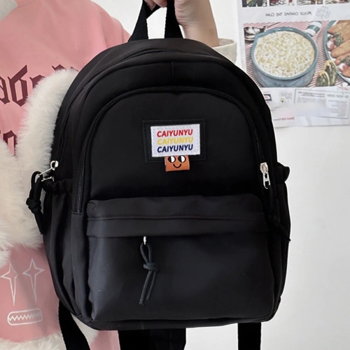 Kids Backpack for Boy Women Backpacks Simple Cute Backpacks Versatile Computer Backpack School Bags Designer Bag Mochilas Mujer - Black