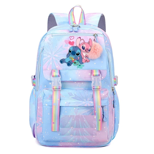 Backpack Children School Bags Girls Women Daypack Kids Bags Kawaii Female Large Capacity Backpack - Blue