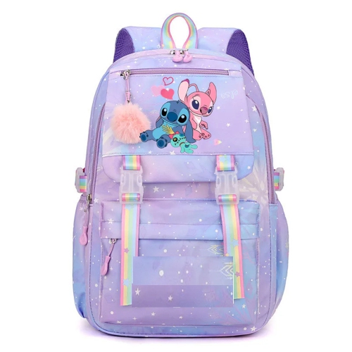 Backpack Children School Bags Girls Women Daypack Kids Bags Kawaii Female Large Capacity Backpack - Purple