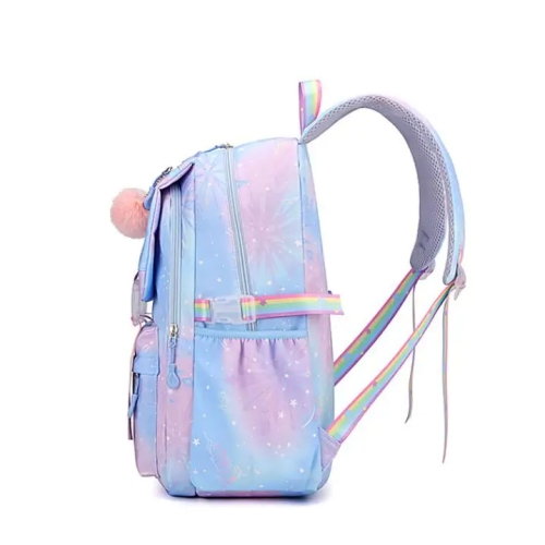 Backpack Children School Bags Girls Women Daypack Kids Bags Kawaii Female Large Capacity Backpack - Purple
