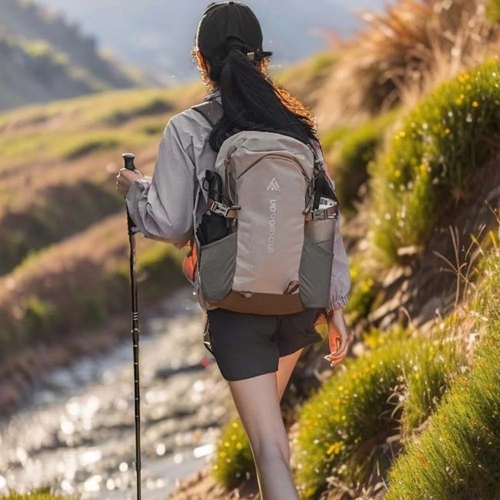 Nylon Sport Hiking Camping Backpack Large Capacity Scratch Prevention Outdoor Rucksack Waterproof Polyester Mountaineering Daily Travel Outdoor