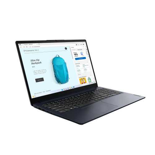 Lenovo IdeaPad 1i 15.6" FHD Touchscreen Laptop-Abyss Blue( Intel i5-1334U/1TB SSD/16GB RAM/Win 11 Pro)