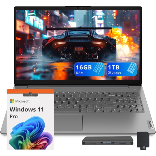 Lenovo V15 G4 IRU 15.6" FHD Laptop, Intel i7-13620H, 16GB RAM, 1TB Storage, ‎Intel UHD Graphics, Numeric Keypad, Windows 11 Pro, Gray