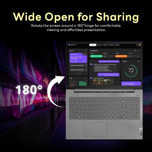 Lenovo V15 G4 IRU 15.6" FHD Laptop, Intel i7-13620H, 16GB RAM, 1TB Storage, ‎Intel UHD Graphics, Numeric Keypad, Windows 11 Pro, Gray