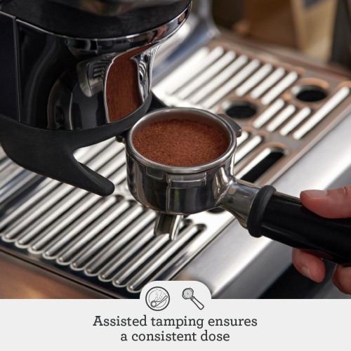 The Barista Express® Impress Brushed Stainless Steel