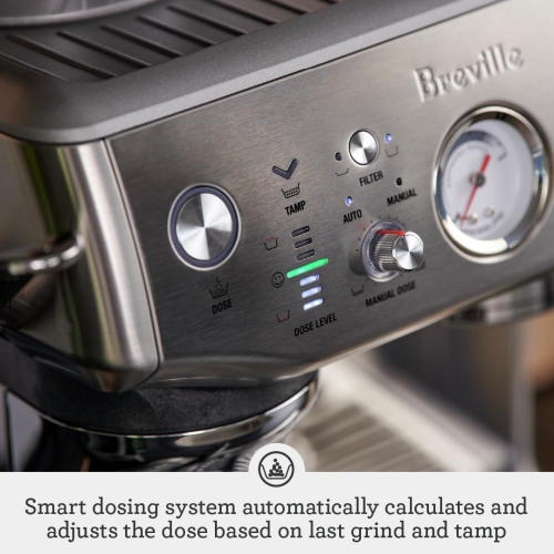 The Barista Express® Impress Brushed Stainless Steel