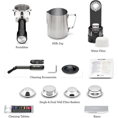 The Barista Express® Impress Brushed Stainless Steel