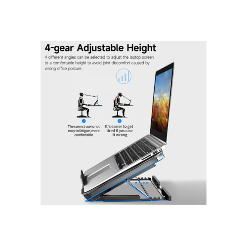 USB Laptop Cooling Pad for 12-16 Inch Laptops Silent Gaming Notebooks