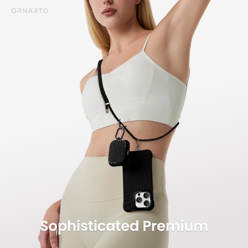 Étui Vortuxe d'Orparto pour AirPods Pro 2 et 1 – 2X MIL-STD Protection contre les chutes, étui antichoc en silicone liquide avec mousqueton, étui