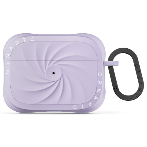 Étui Vortuxe d'OrnARTO pour AirPods Pro 2 et 1 – 2X MIL-STD Protection contre les chutes, étui antichoc en silicone liquide avec mousqueton, étui