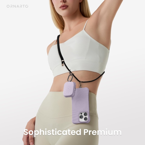 Étui Vortuxe d'OrnARTO pour AirPods Pro 2 et 1 – 2X MIL-STD Protection contre les chutes, étui antichoc en silicone liquide avec mousqueton, étui