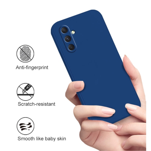 Suitable for Samsung A36 5G mobile phone case liquid straight edge Samsung drop-proof solid color soft shell Samsung TPU silicone mobile phone case -