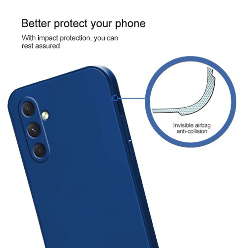 Suitable for Samsung A36 5G mobile phone case liquid straight edge Samsung drop-proof solid color soft shell Samsung TPU silicone mobile phone case -