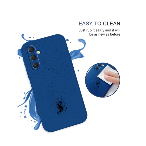 Convient pour Samsung A36 5G étui pour téléphone mobile Liquid right Edge Samsung Solid Color Soft Shell anti-chute Samsung étui TPU silicone pour