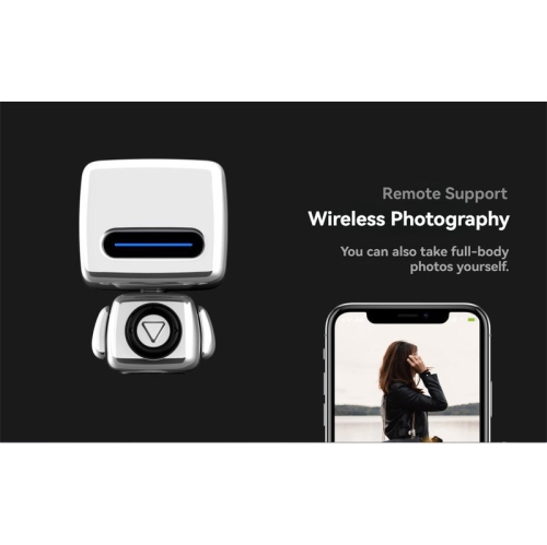 Cool Robot Bluetooth Speaker - Powerful Sound Quality in a Small Size, RGB Lighting, 360° Surround Sound, Portable Outdoor Car Wireless Robot