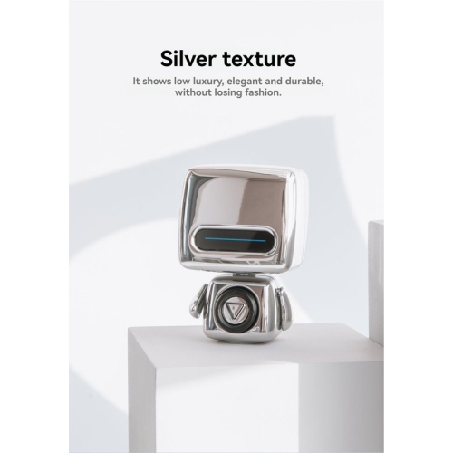 Cool Robot Bluetooth Speaker - Powerful Sound Quality in a Small Size, RGB Lighting, 360° Surround Sound, Portable Outdoor Car Wireless Robot