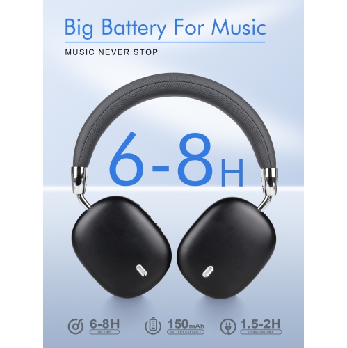 Bluetooth Headset with Full Compatibility, Ultra-Long Battery Life, Low Latency, HD Calling, Wireless Earphones, Audio and Video Synchronization -