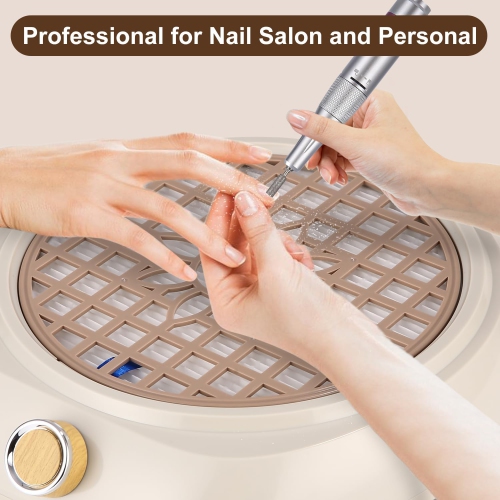 100 W nail duster, 5000 rpm nail art vacuum cleaner, professional home duster for nail studios with filter