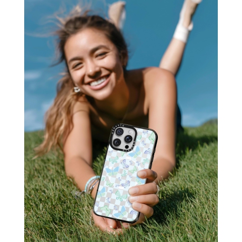 ORNARTO for iPhone 16 Pro Max Case 6.9" with Camera Control, Compatible with MagSafe,Clear Protective Cover with Glossy Pattern|Shockproof Designer