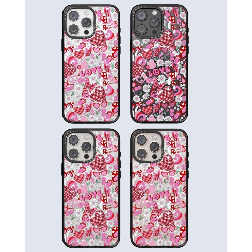 ORNARTO for iPhone 16 Pro Case 6.3" with Camera Control, Compatible with MagSafe,Clear Protective Cover with Glossy Pattern|Shockproof Designer Phone