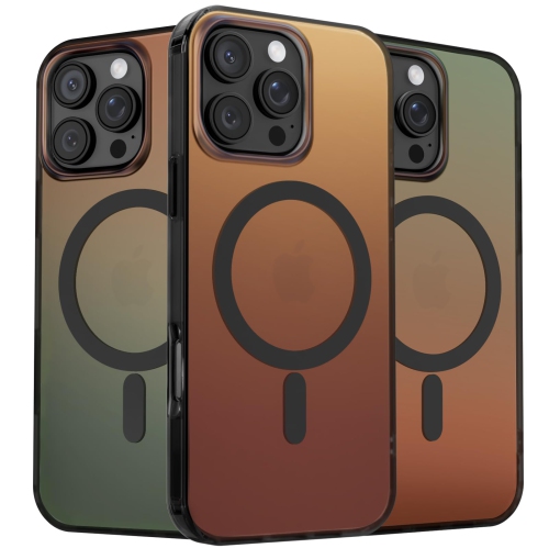 ORNARTO Magnetic Case for iPhone 16 Pro Compatible with MagSafe,Holographic Iridescent Cover,Shockproof Protective Rainbow Phone Case Magnetic for