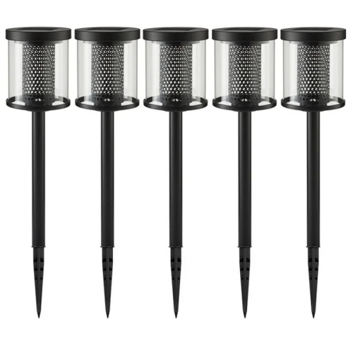 OPEN BOX - PathMark Solar LED Pathway Lights, 5 pack - 1718617