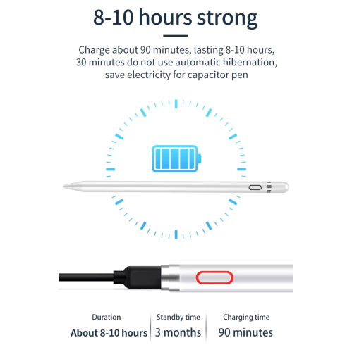 SNESH -Stylus Pen, iPhone Stylus with High Precise Tip Compatible for iOS/Android Touchscreens/Phones, Rechargeable Stylus Pen, Stylus Pencil for