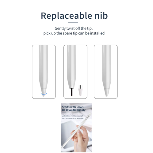 SNESH -Stylus Pen, iPhone Stylus with High Precise Tip Compatible for iOS/Android Touchscreens/Phones, Rechargeable Stylus Pen, Stylus Pencil for