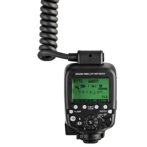 Flash léger à anneau macro MR-14EX II de Canon – Lampe de modélisation LED, commande de flash sans fil et plus encore