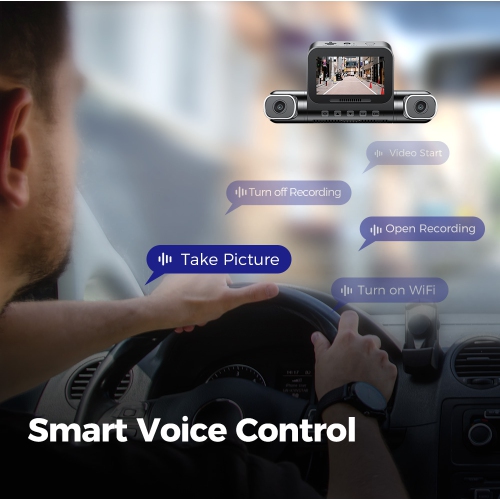 AZDOME M660 4CH 360° Dash Cam 5G WiFi GPS 2K/1080P 24H Parking Mode 128GB eMMC Built in Memory