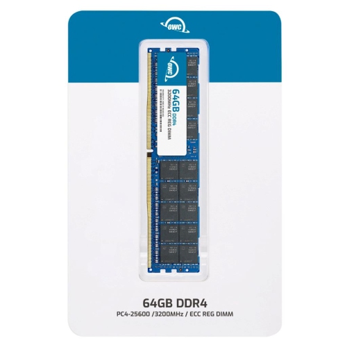 OWC 64GB DDR4 3200MHz PC4-25600 CL22 1.2V 288pin Server ECC