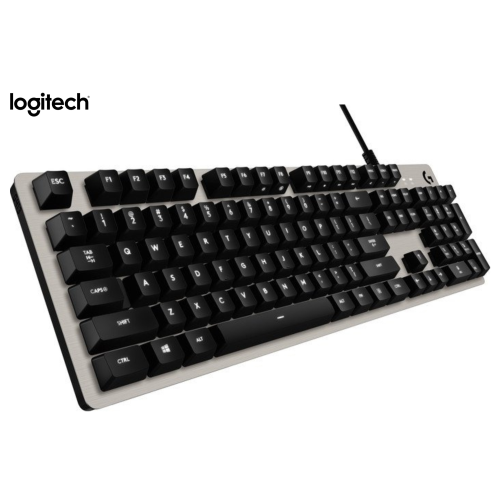 Refurbished - Logitech G413 Mechanical Gaming Keyboard, Romer-G Switches - Wired - Silver (920-008348)