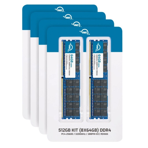 OWC 512GB DDR4 3200 PC4-25600 CL22 2Rx4 288-pin 1.2V ECC Registered RDIMM Memory RAM Compat with HP ProLiant DL345 DL360DL365 DL380 (All Gen10 Plus)