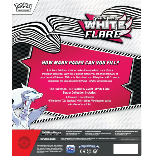 Pokemon TCG Scarlet & Violet 10.5 White Flare Binder Box
