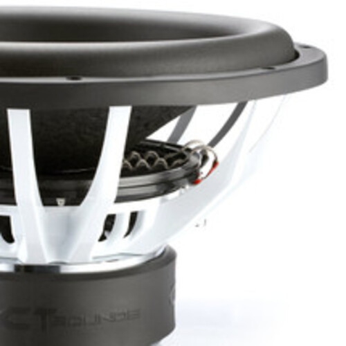 Haut-parleur d'extrêmes graves d'auto RMS 1250&nbsp;W STRATO-10 10&nbsp;po de CT Sounds - 2&nbsp;Ohm double