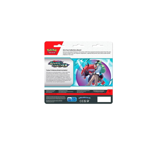 Pokemon TCG Scarlet & Violet 9 Journey Together Three Booster Blister