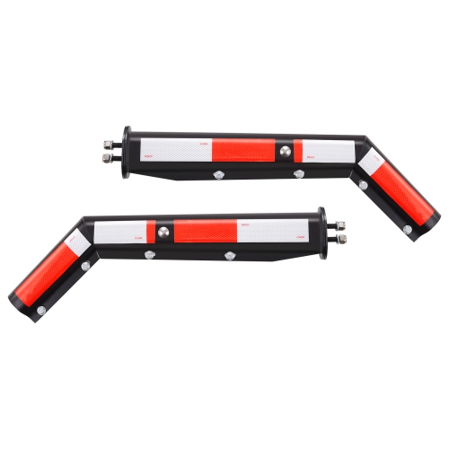 VEVOR 1 Pair Angled Spring Loaded Mud Flap Hangers, 1-1/8" Bolt Spacing Mudflap Hangers for Semi Trucks, Heavy Duty Semi Truck Mud Flap Hanger Set